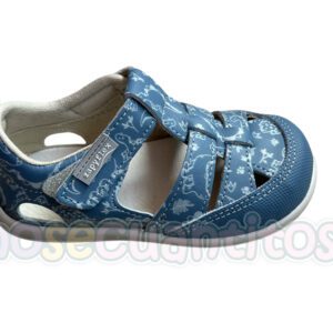 sandalias zapy azul