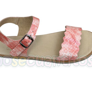 sandalias respetuosas Flexinens tonos rosa
